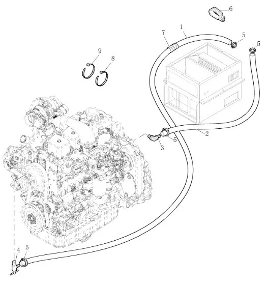 87403647 - Шланг отопителя